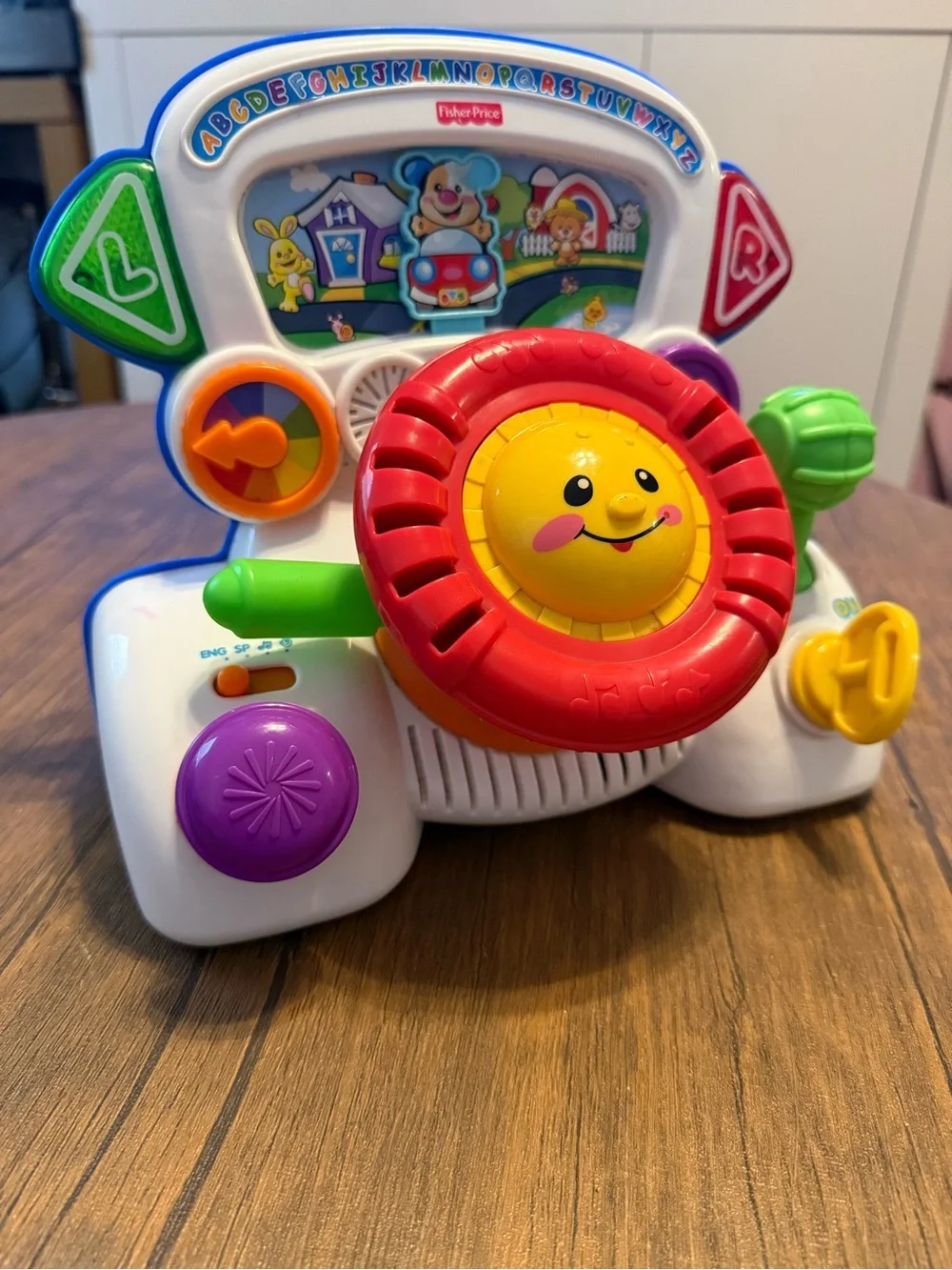 Fisher-Price Laugh & Learn Rumble & Learn Steering Wheel Driver Toy